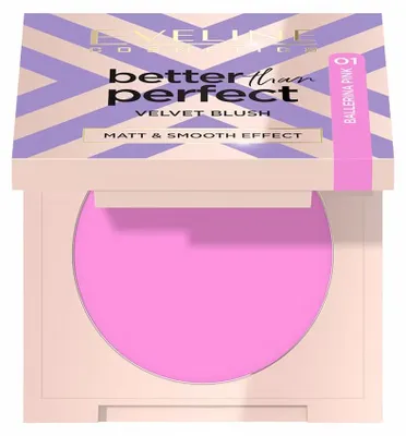 Zdjęcie produktu dla Eveline Cosmetics Better Than Perfect – róż, długotrwały efekt, matujący efekt, Odcień 03 ROSEWOOD – Karton 48 szt.