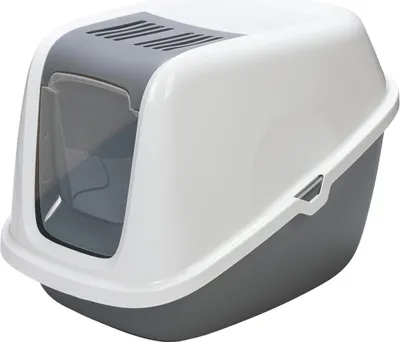 Produktbild von SAVIC Katzentoilette Nestor Giant grau/weiß