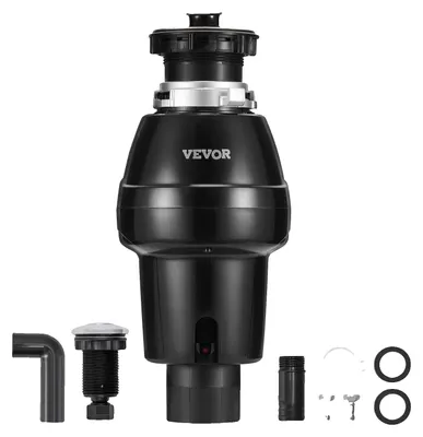 Obrázok produktu pre VEVOR drvič kuchynského odpadu, drvič kuchynského odpadu, 3/4 HP systém drvenia potravinového odpadu, EZ montáž, 3930 ot