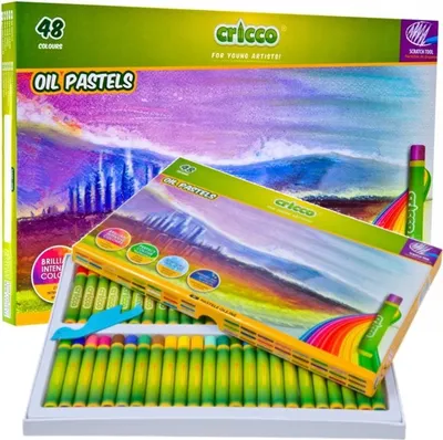 Image de Pastels à l'huile 48 couleurs CRICCO