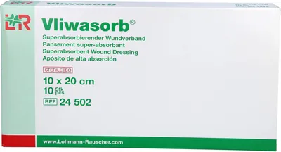 Produktbild von Vliwasorb Superabsorbierender Wundverband, 10 St VER