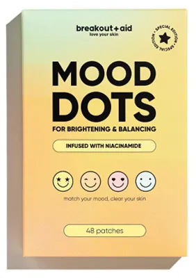 Productafbeelding van Mood Dots pleisters voor lokale acnebehandeling met Niacinamide, 48 stuks