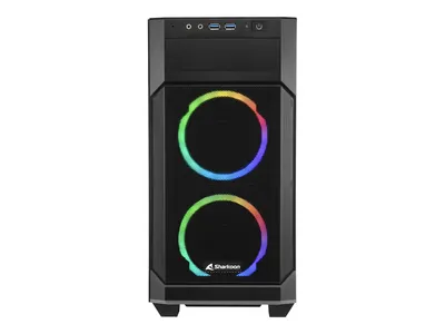 Zdjęcie produktu dla Sharkoon V1000 RGB Micro Tower Black