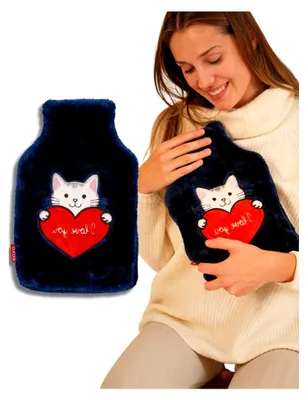 Produktbild von Wärmflasche mit Bezug als Geschenk für Frauen und Männer