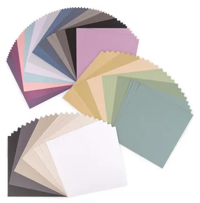 Productafbeelding van Set van 108 Vellen Karton 30.5 x 30.5 cm in 24 Kleuren