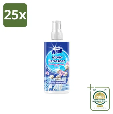 Obrázok produktu pre 25 kusov osviežovača textílií do domácnosti – vôňa čistej bavlny – 300 ml – balenie
