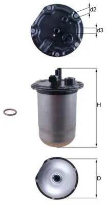 Image de Filtre à carburant KNECHT x
