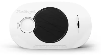 Imagen del producto de Detector de monóxido de carbono digital Fire Angel con batería integrada de 10 años - Modelo FA3322. Detector de humedad, temperatura y CO - Portátil