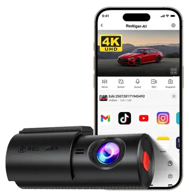 Obrázek produktu pro Akční kamera, záznam v rozlišení 4K, noční vidění, BEZ HARDWAROVÉ SADY, Bez