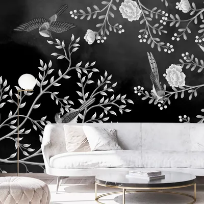 Produktbild von Vlies Fototapete Vögel 400x280 cm Tapeten Wandtapete XXL Baum Blumen Natur b-C-10064-a-a