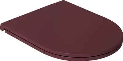 Zdjęcie produktu dla INFINITY WC-Sitz SLIM, Soft Close, Easy Take, matowa bordowa czerwień
