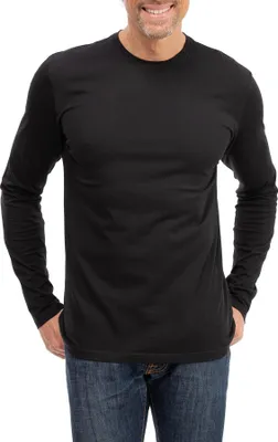 Produktbild von Mivaro Herren Langarmshirt Basic aus 100% Baumwolle – Longsleeve T-Shirt Langarm Regular Fit - atmungsaktiv - bis 5XL - ideal für Arbeit & Freizeit