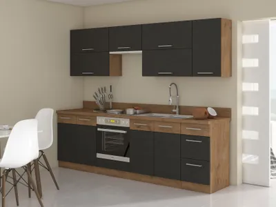 Obrázok produktu pre MOB, Kuchyňa - Virion 260 cm (dub lancelot + matera)