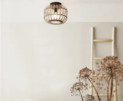 Produktbild von Brilliant Lampe Deckenlampe Deckenleuchte Rund Leuchte Natur Bambus 99966A20