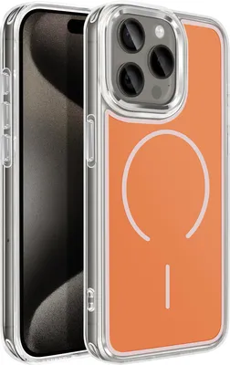 Produktbild von Avizar, MagSafe Hülle für iPhone 15 Pro Hybrid Verstärkte Schutzhülle, Orange