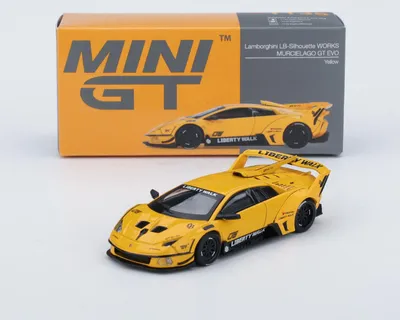 Produktbild von LAMBORGHINI MURCIELAGO LB-SILHOUETTE WORKS GT EVO YELLOW 2025 - Mini GT 1:64