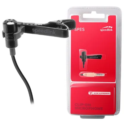 Obrázek produktu pro SPEEDLINK SL-8691-SBK-01, Mikrofon k počítači, Kabel, Černá, 2,5 m, 7 g