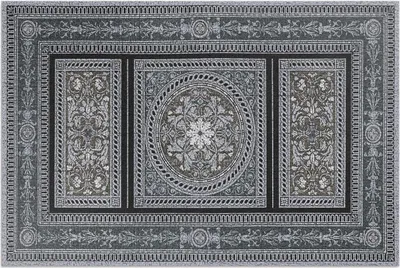 Produktbild von Ornamental und Geometrisch – Vinylteppich – 100x150 cm – Outdoor Teppich – Terrasse – Wetterfest – Modern