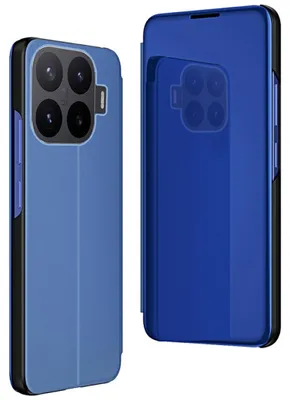 Obrázek produktu pro Obal na telefon Xiaomi 17T, flipové pouzdro se zrcadlem, inteligentní funkce probuzení, modrá barva