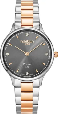 Immagine prodotto di Orologio da donna ROAMER 863857 49 55 50 in oro rosa, modello classico per coppie