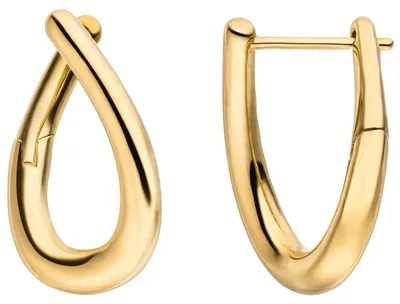 Produktbild von Ohrringe Creolen aus 333 Gold Gelbgold 19,2x13,2mm Ohrschmuck glänzend