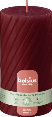 Produktbild von Stumpenkerze "Rustik Twisted Ribbed