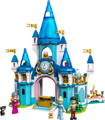 Image de LEGO 43206 Château de Cendrillon de Disney Princess avec 3 mini-poupées