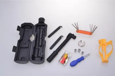 Produktbild von Set Filmer Fahrradwerkzeug Reparatur Pannen Luftpumpe Schraubendreher Flickzeug