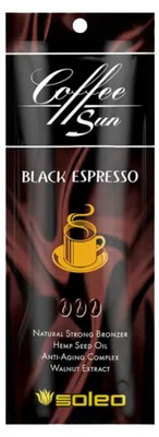 Obrázek produktu pro Soleo Coffee Sun Black Espresso Bronzer na opalování