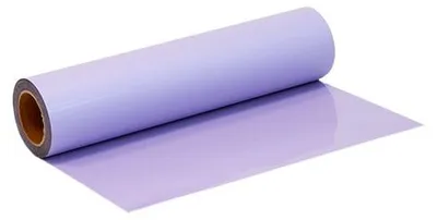 Produktbild von Plottermarie Plotterfolie Flex S für kreative Veredelungen – Plotterfolie für Textildruck, T-Shirts, Baumwolle, Polyester & Plotterprojekte Pastel Purple 100 x 50 cm