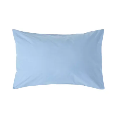 Immagine prodotto di HOMESCAPES federa densità di filo 200 blu, 48 x 74 cm