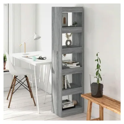 Produktbild von Bücherschrank/Raumteiler Grau Sonoma 40x30x166 cm
