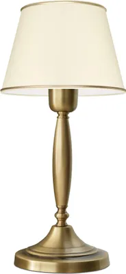 Produktbild von Messing Nachttischlampe stilvoll eleganter Schirm Lesebeleuchtung abwaschbar Goldpatina H41cm Ø20cm E27 Schlafzimmer handgefertigt beschwert