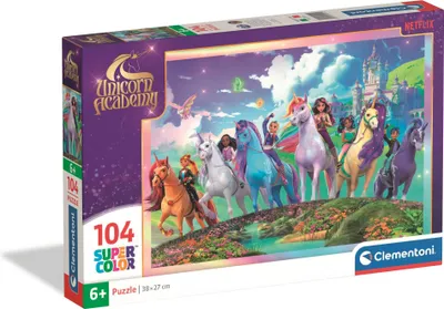 Obrázok produktu pre Clementoni 104 pcs Puzzles Unicorn Academy, 6 rok / roky