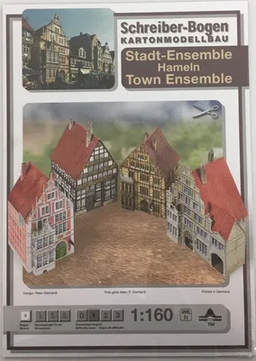 Produktbild von Schreiber-Bogen Kartonmodellbau Stadt-Ensemble Hameln N