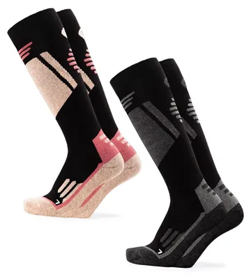 Produktbild von Occulto Herren & Damen Merino Skisocken 2er Pack (Modell: Toni)