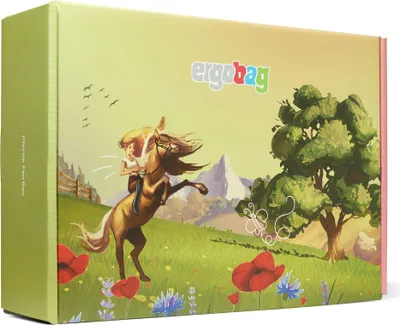 Produktbild von ergobag Klettie Schulranzen-Zubehör Fan Box Pferde mehrfarbig