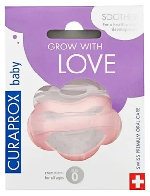 Immagine prodotto di Ciucio Curaprox Baby in silicone, rosa, taglia 0