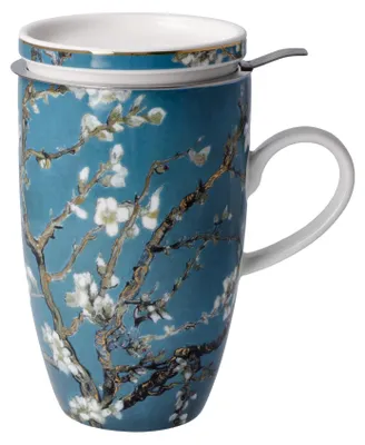 Produktbild von Goebel Vincent van Gogh Mandelbaum Blau Teetasse mit Deckel und Sieb