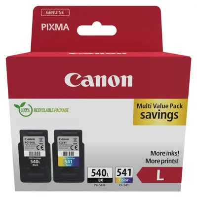 Zdjęcie produktu dla Canon 5224B013, Czarny, Cyjan, Purpurowy, Żółty, 2 szt., Pakiet wartości zdjęciowych