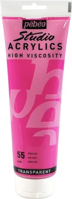 Produktbild von Transparente Acrylfarbe - Rosa - 250 ml
