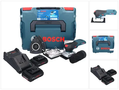 Image de Bosch GSS 18V-13 Ponceuse vibrante sans fil 18 V + 2x batterie ProCORE 4,0 Ah + chargeur + L-BOXX