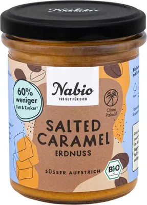 Immagine prodotto di Crema spalmabile - Caramello salato e arachidi 175g