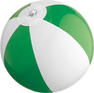 Produktbild von Mini Strandball / Wasserball / Farbe: grün-weiß