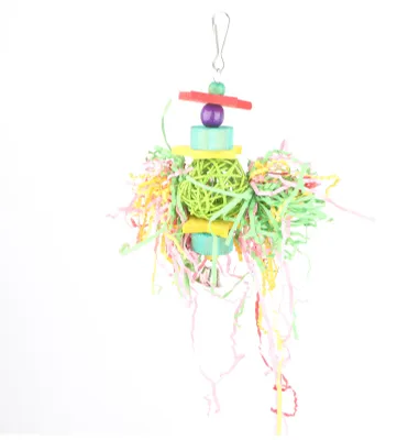 Produktbild von Vogel-Kauspielzeug, Futtersuche, Schredder, Spielzeug, Papageien-Hängekäfig für Heimvögel