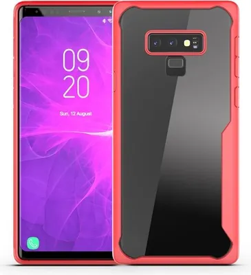 Produktbild von Handy Tasche für Samsung Galaxy Note 9 Panzer Case Cover Schutz Hülle Rot