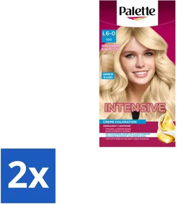 Image de Poly Palette – Coloration capillaire – 100 Blond très clair – 115 ml - Pack économique - 2 pièces