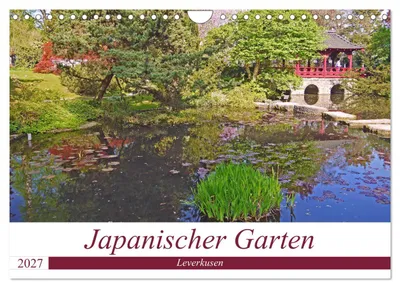 Produktbild von Japanischer Garten Leverkusen (Wandkalender 2027 DIN A4 quer), CALVENDO Monatskalender