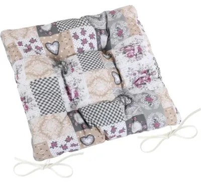 Immagine prodotto di Cuscino trapuntato 40x40 cm patchwork love