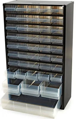 Produktbild von Raaco 44 Schubladen Metallkommode mit 10 Trennwänden
